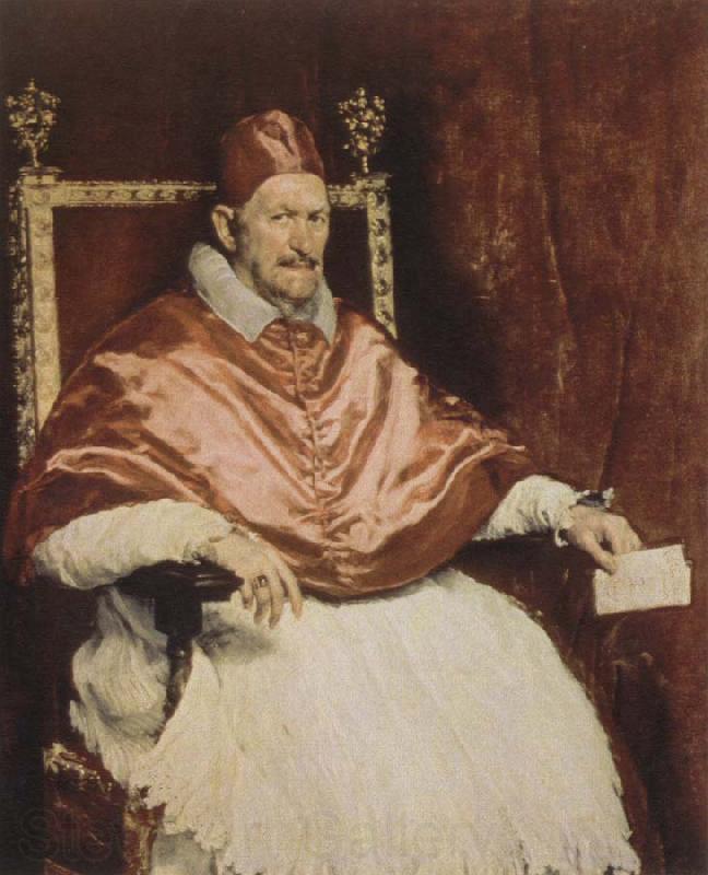 Diego Velazquez portrait of pope innocet x France oil painting art